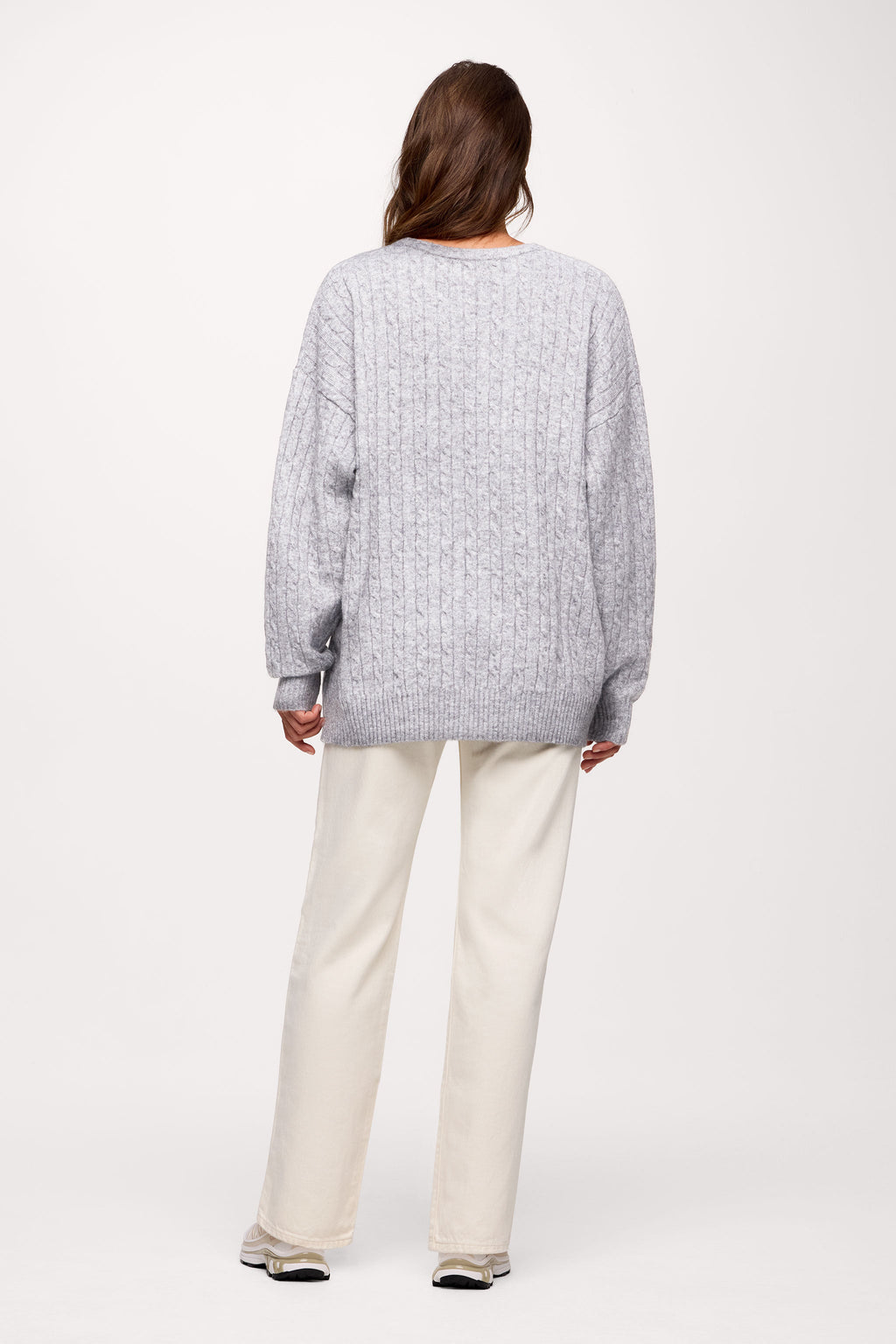 Traditional Cable Oversized Sweater