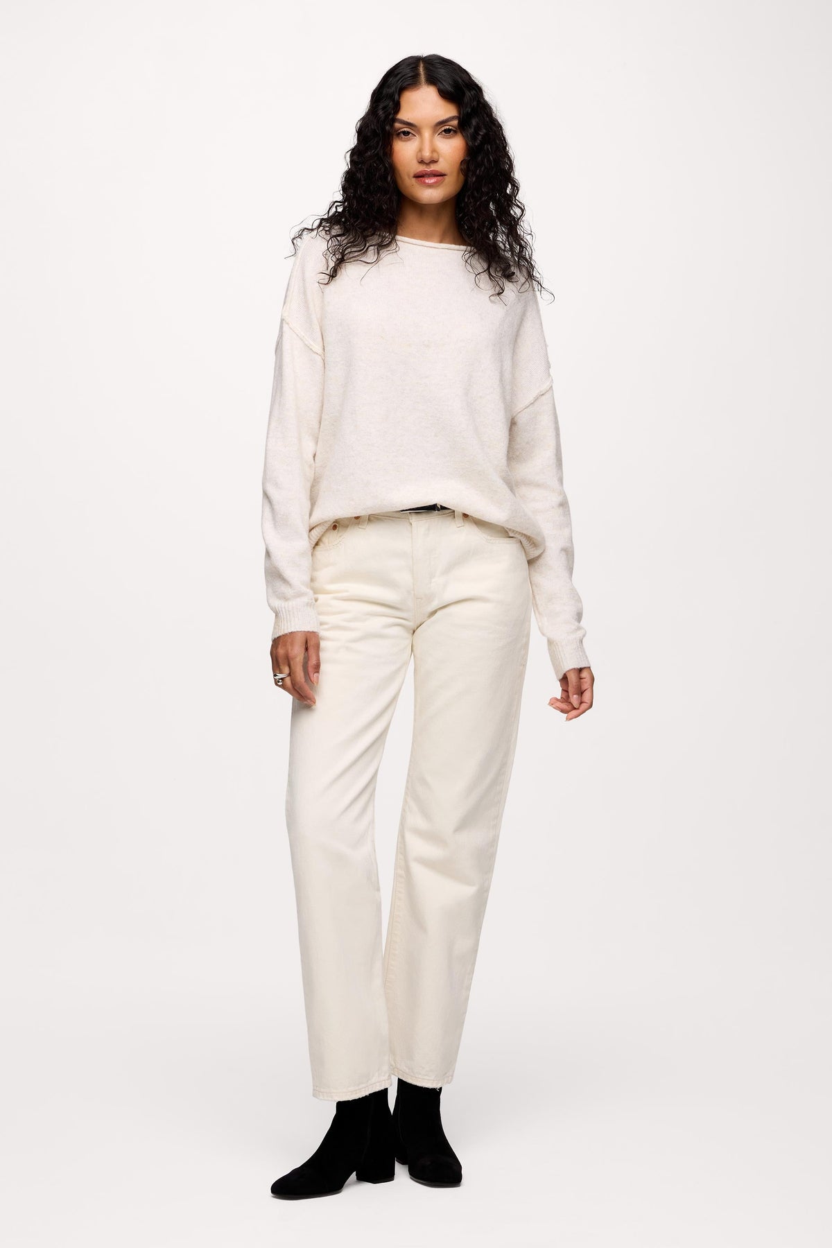 Relaxed Mockneck Dual-Wear