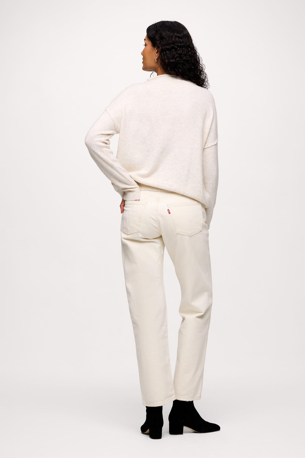 Relaxed Mockneck Dual-Wear