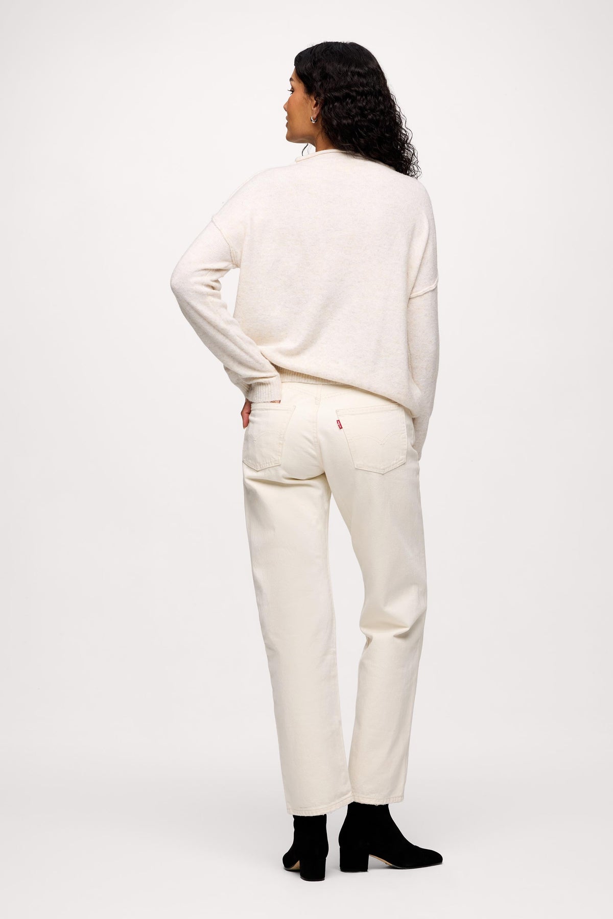 Relaxed Mockneck Dual-Wear
