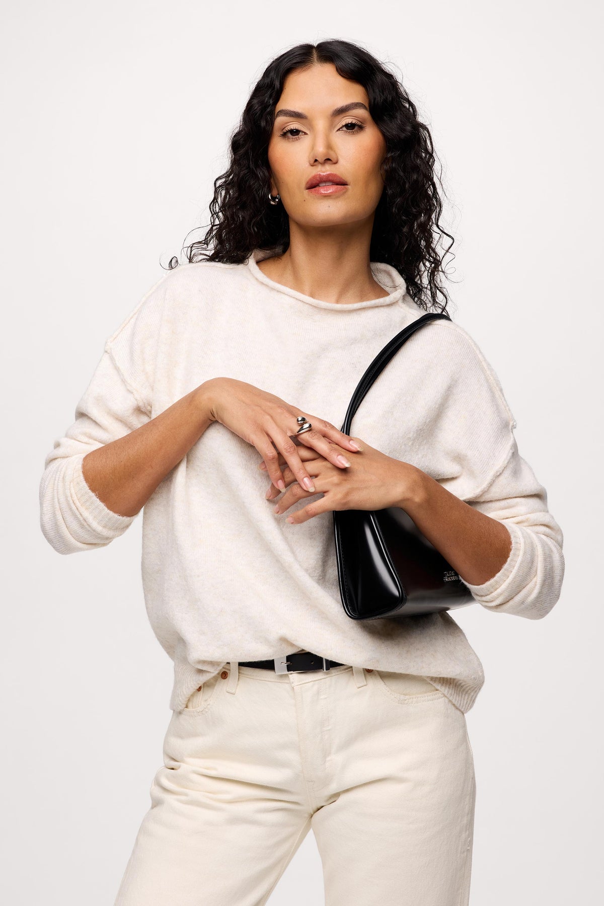 Relaxed Mockneck Dual-Wear