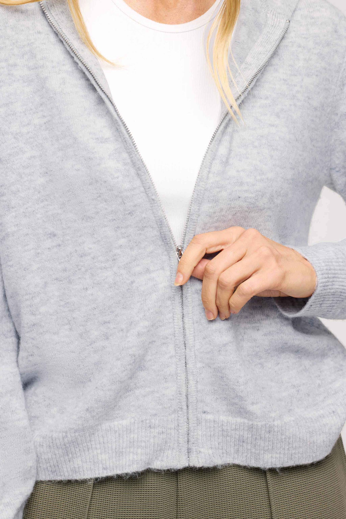Soft Breathable Zip Sweater