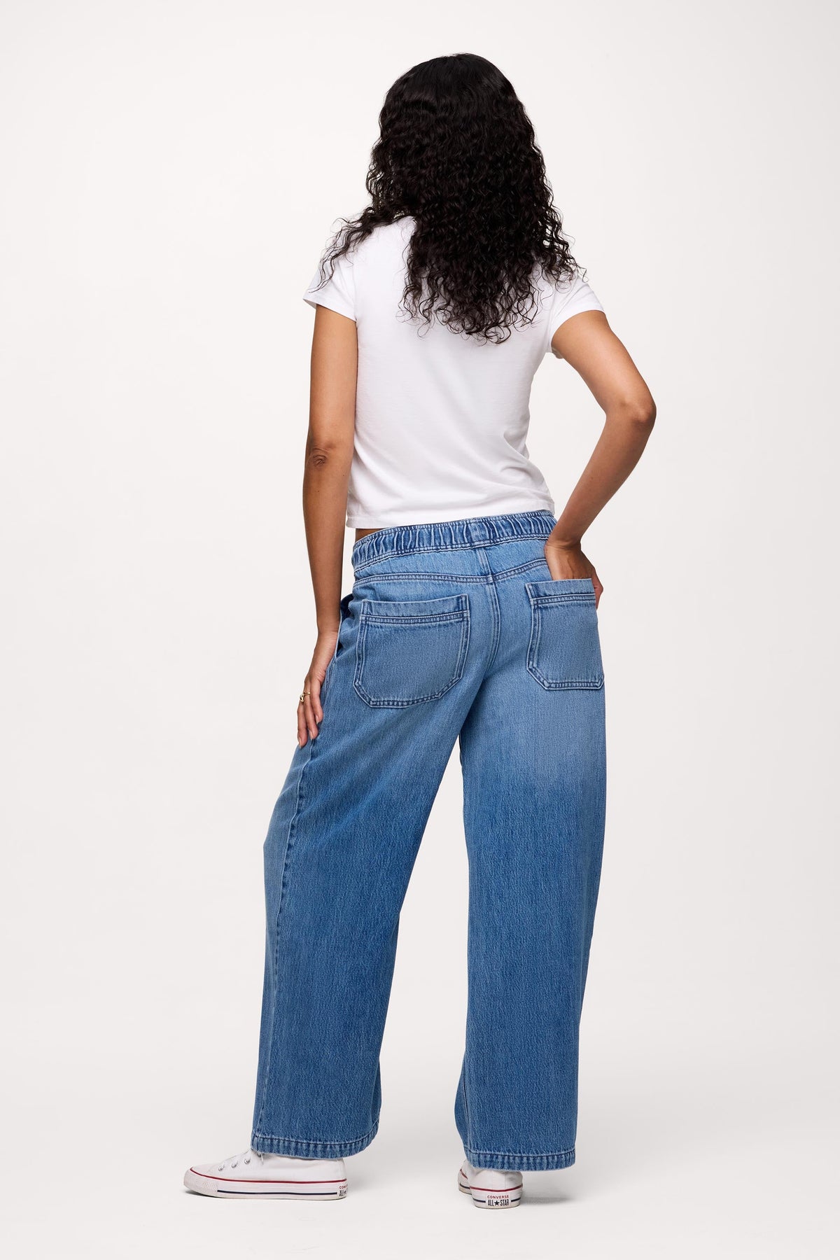 Premium Soft Denim Relaxed Pants