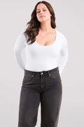 Long Sleeve Scoop Neck Bodysuit