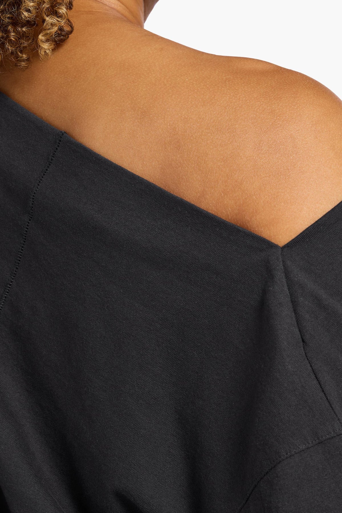 Shoulder Chic Drop Necklace Dress