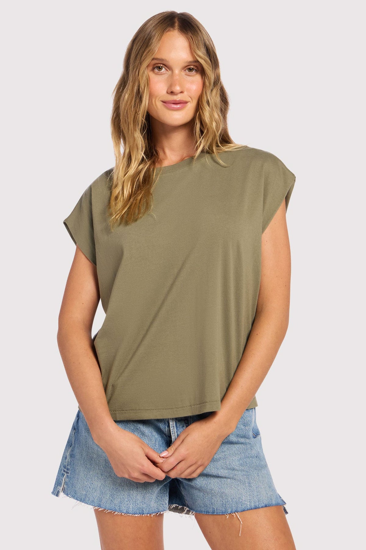 Smooth Cotton Elevated Tank