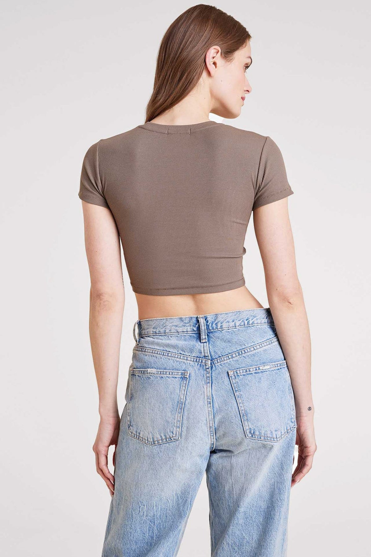 Soft Ribbed Essential Tee