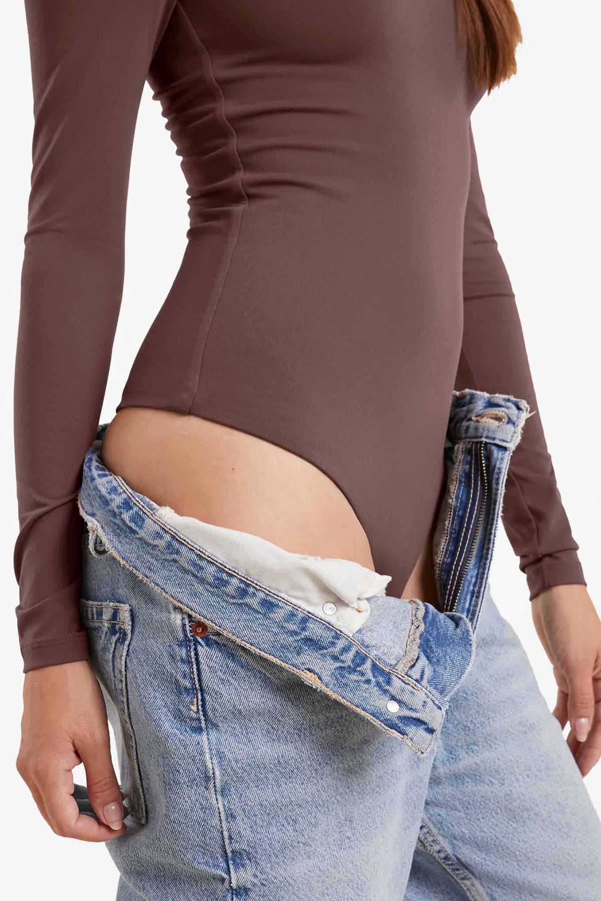 Front Business Back Party Bodysuit