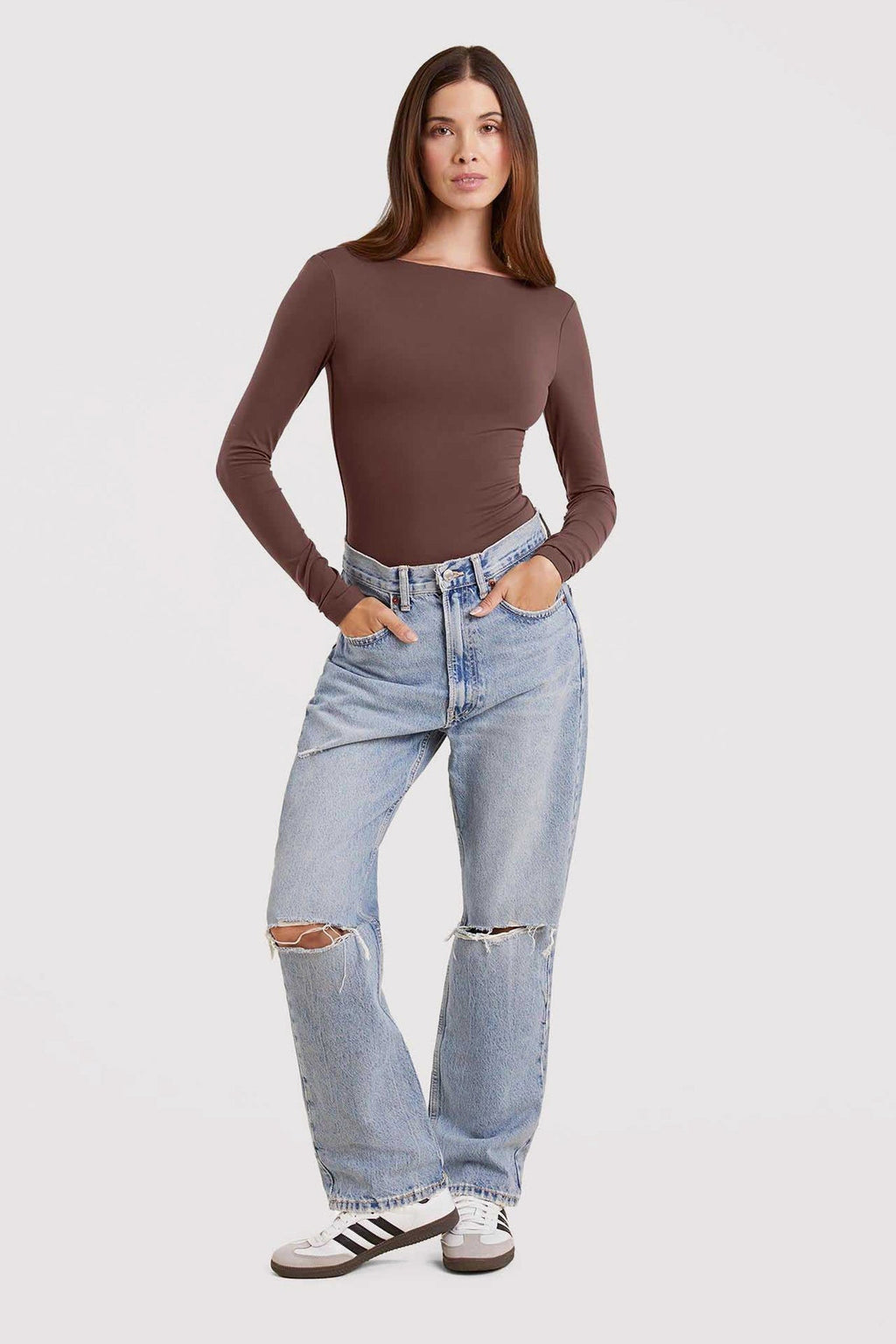 Front Business Back Party Bodysuit