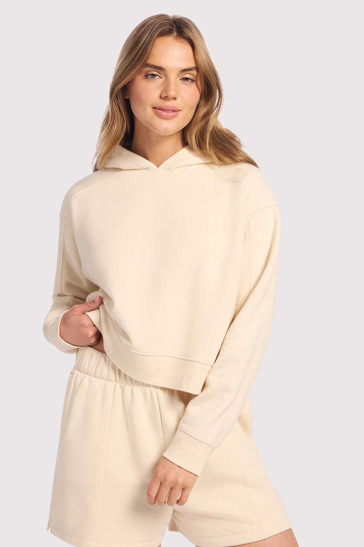 Washed Fleece Playful Hoodie
