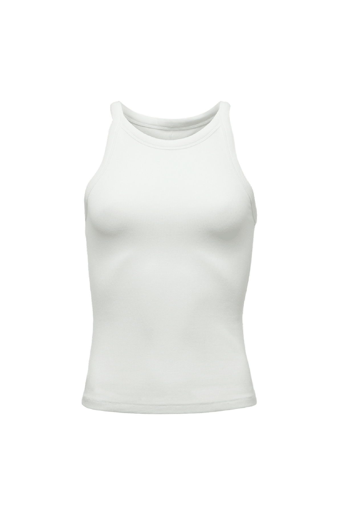 Essential High Neck Racer Tank