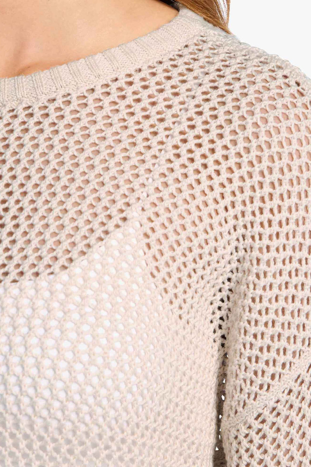 Open-Knit Summer Sweater