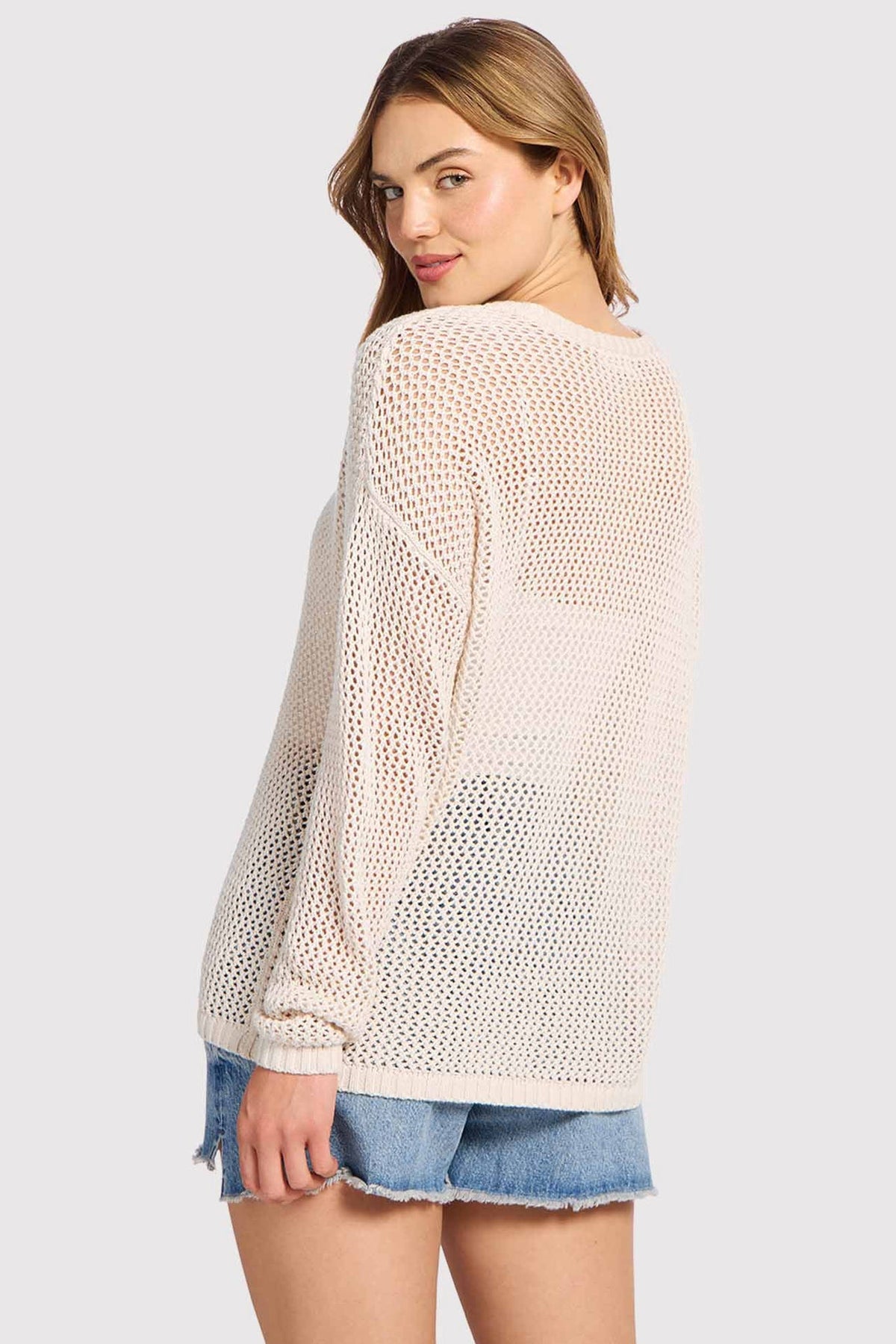 Open-Knit Summer Sweater