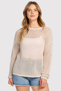 Open-Knit Summer Sweater