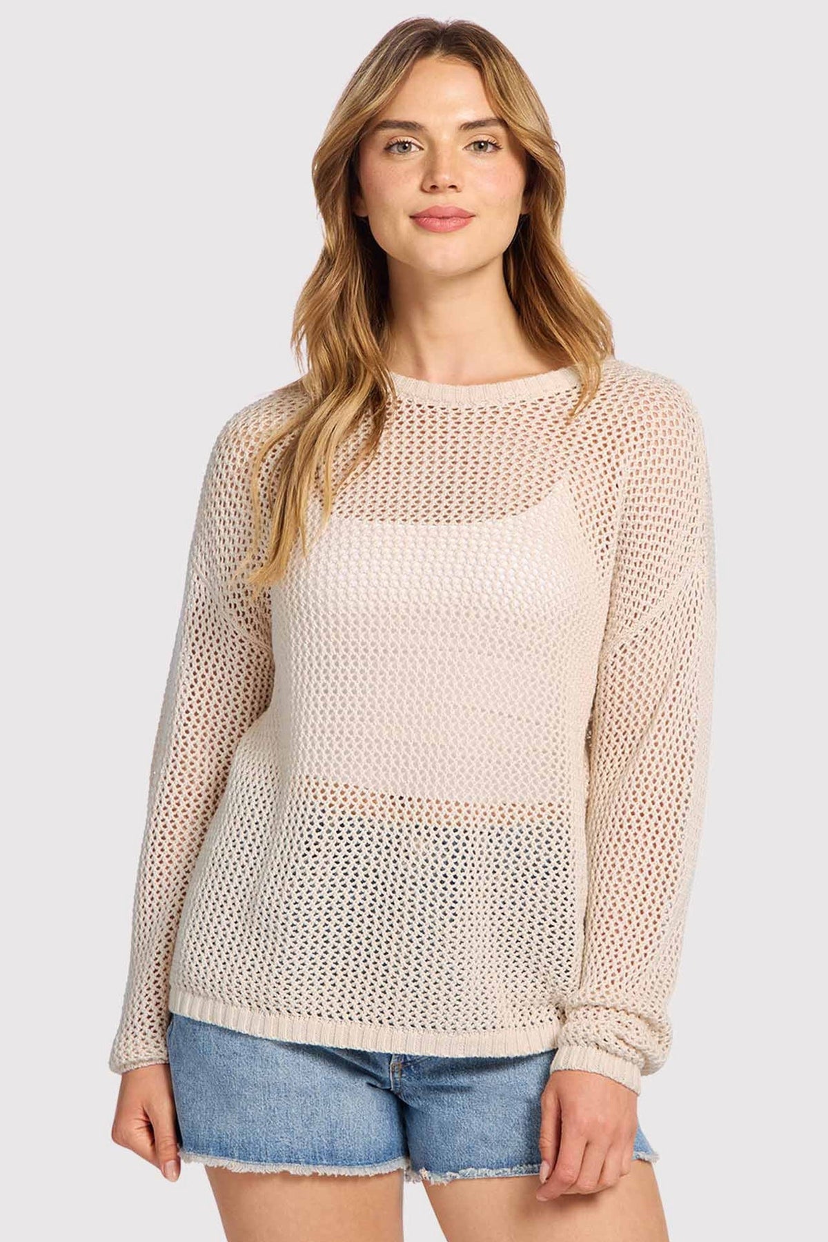 Open-Knit Summer Sweater