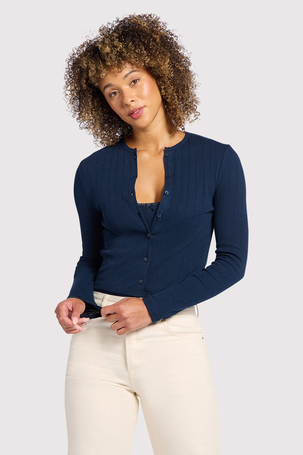 Effortless Button Cardigan
