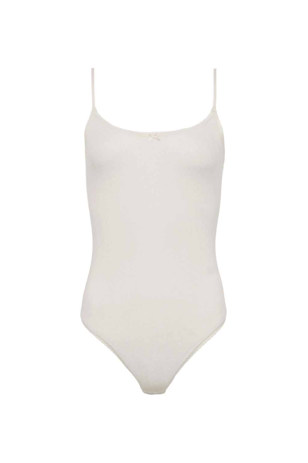 Elegant Pointelle Crew Bodysuit