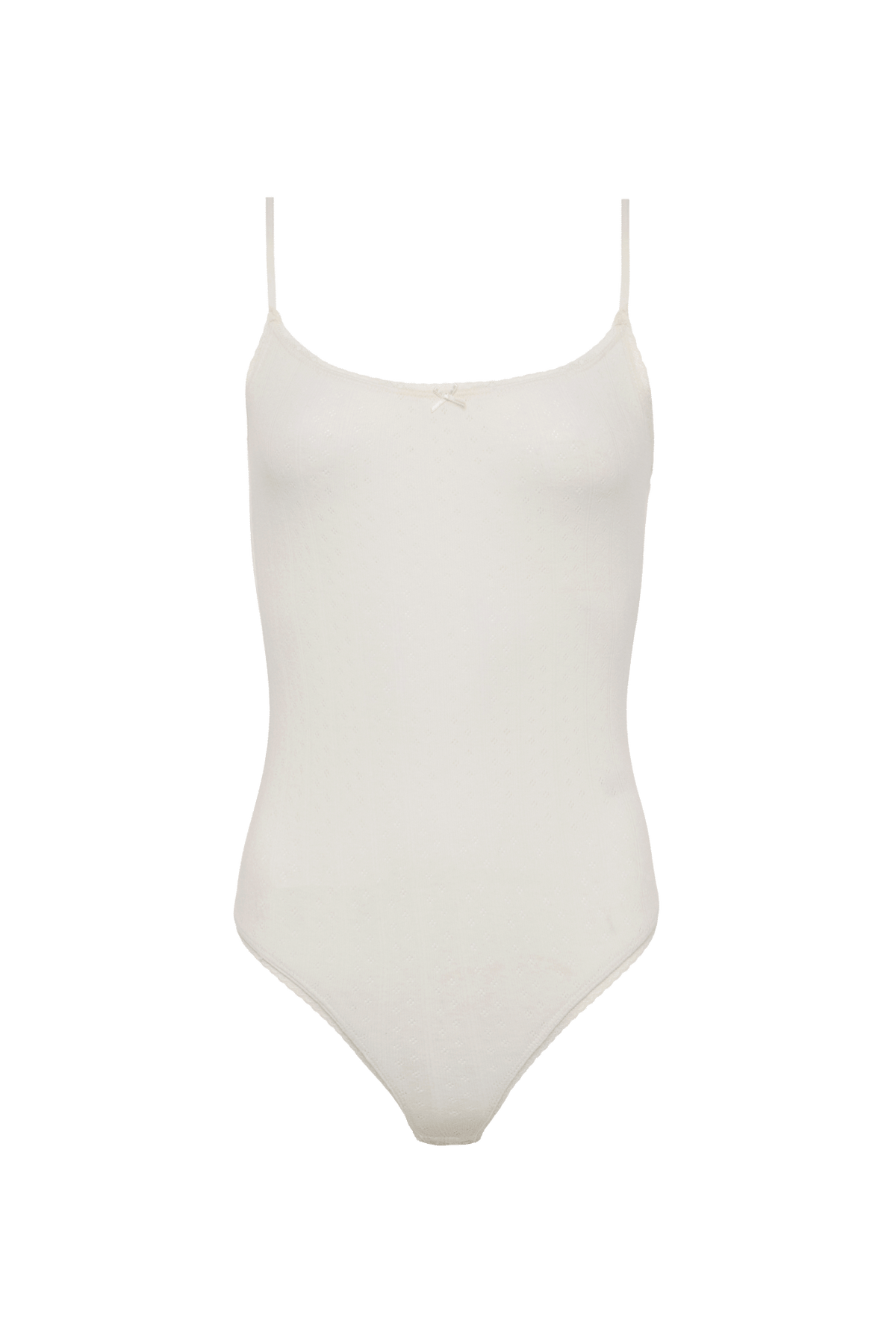 Elegant Pointelle Crew Bodysuit