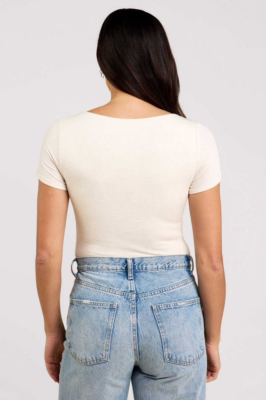 Summer Square Cotton Modal Tee