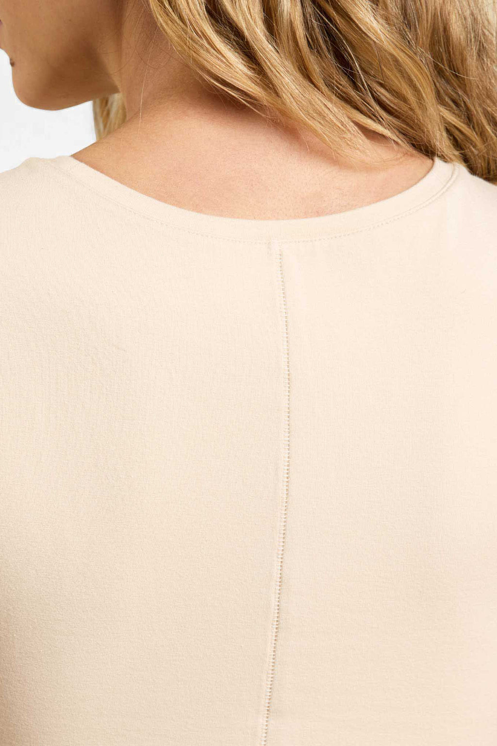 Double-Layer Cotton Shortsleeve Bodysuit