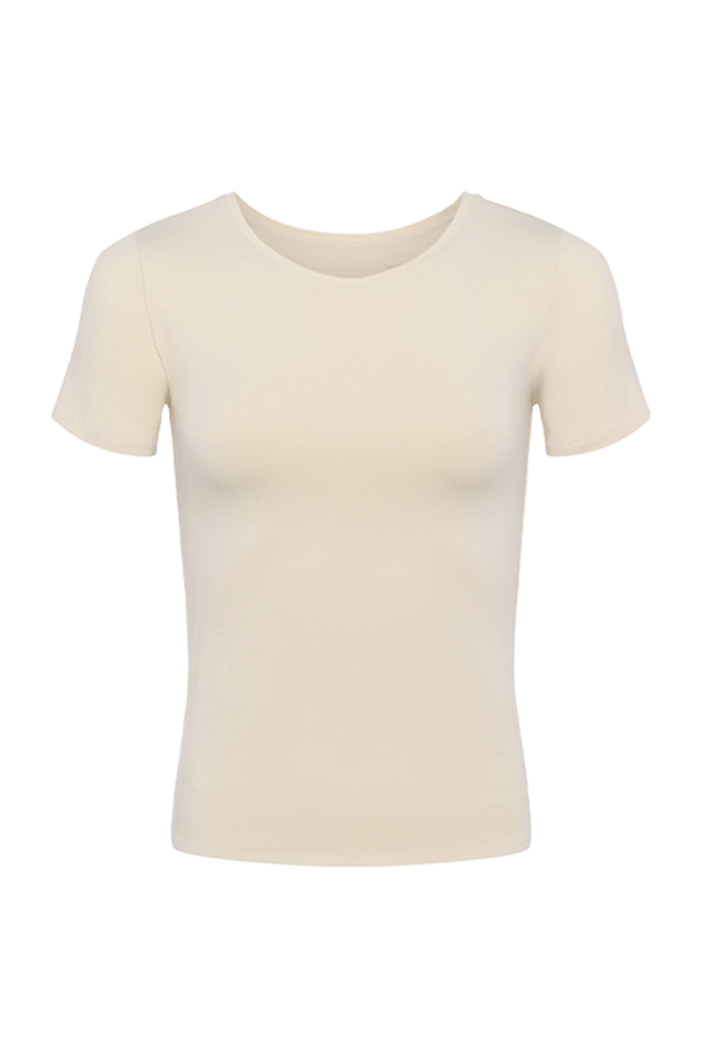 Double-Layer Cotton Shortsleeve Bodysuit