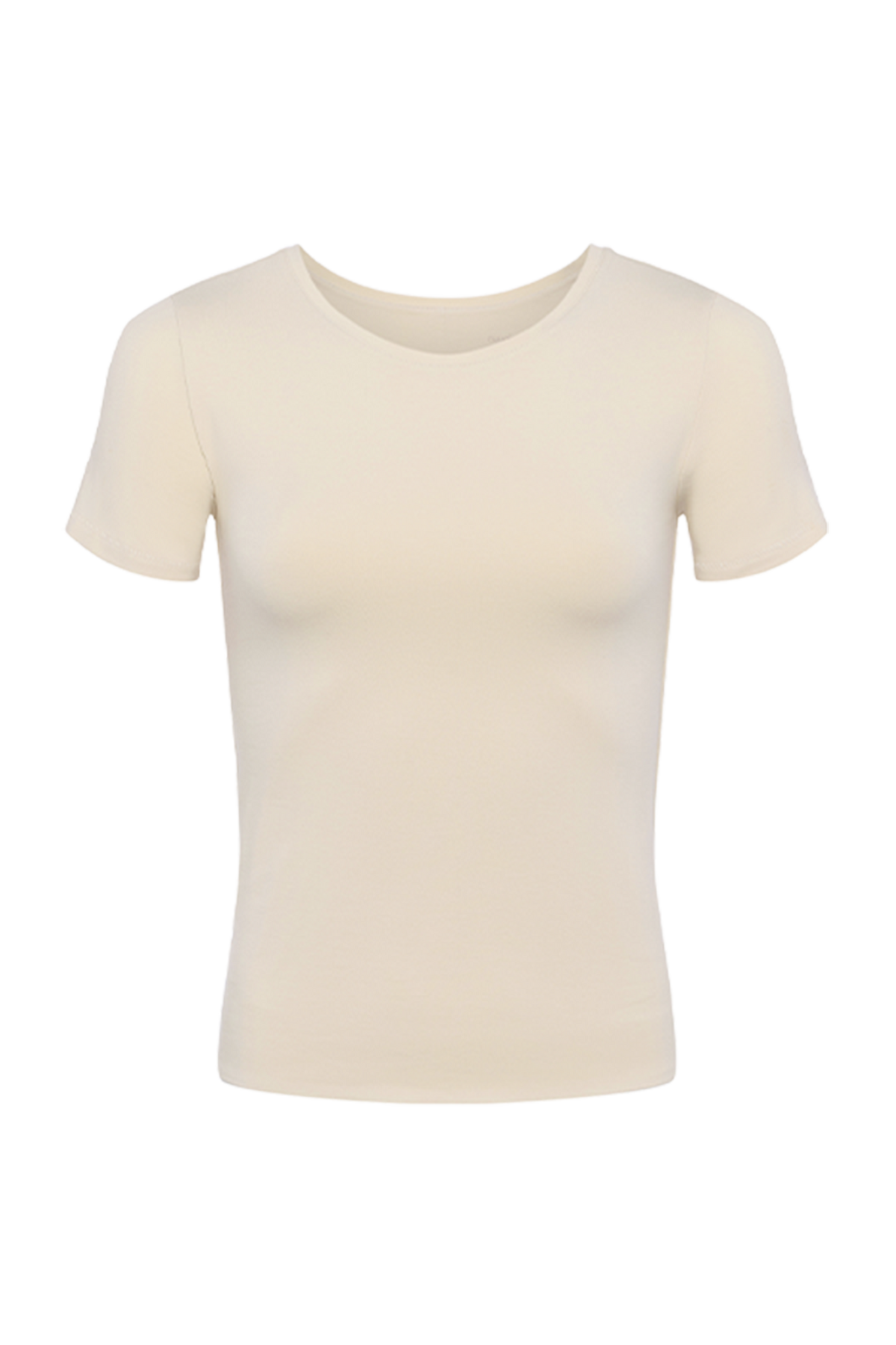 Double-Layer Cotton Shortsleeve Bodysuit