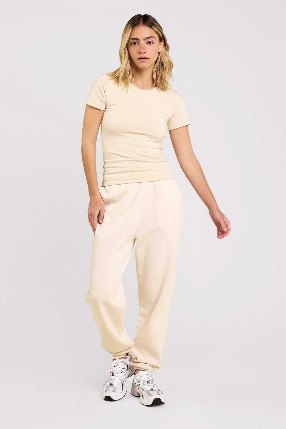 Double-Layer Cotton Shortsleeve Bodysuit