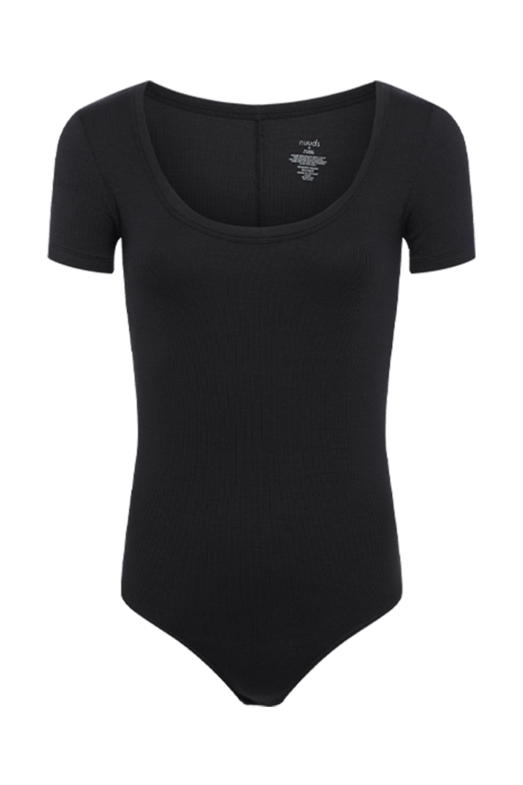 Ribbed Short Sleeve Bodysuit