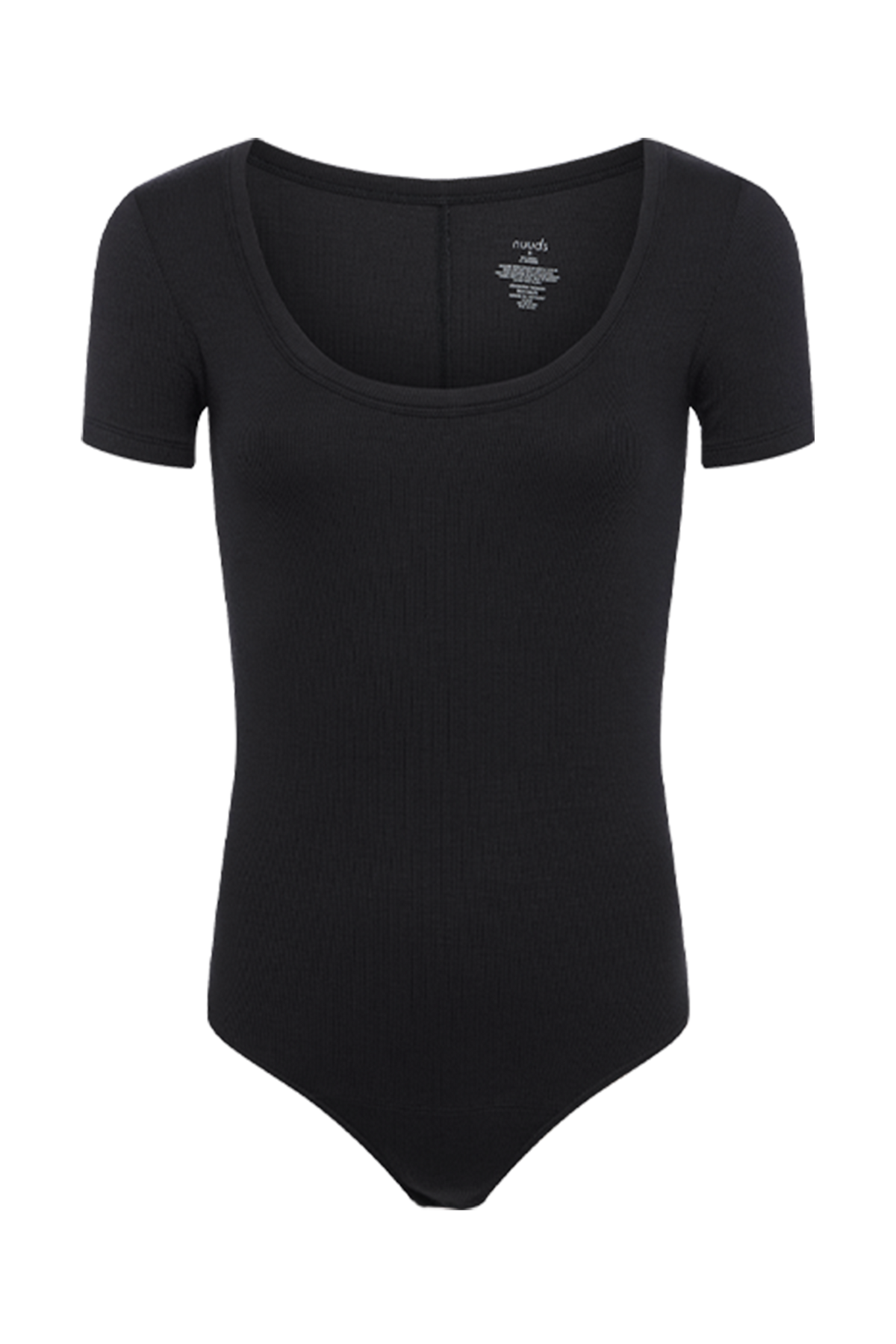 Ribbed Short Sleeve Bodysuit