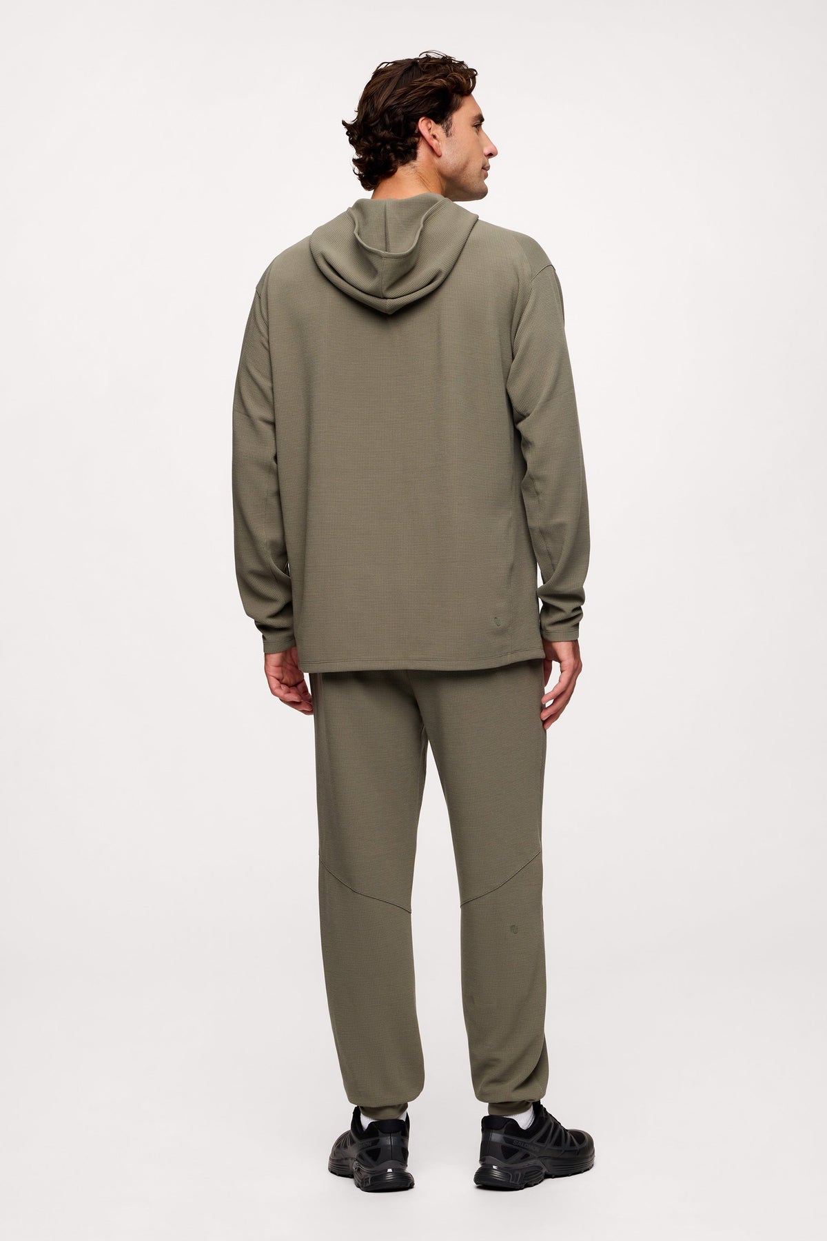 Waffle Embrace Hoodie for warmth