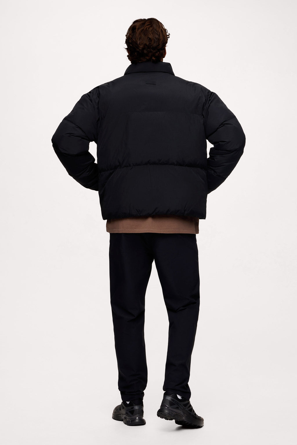Elastic Warm Feather Coat