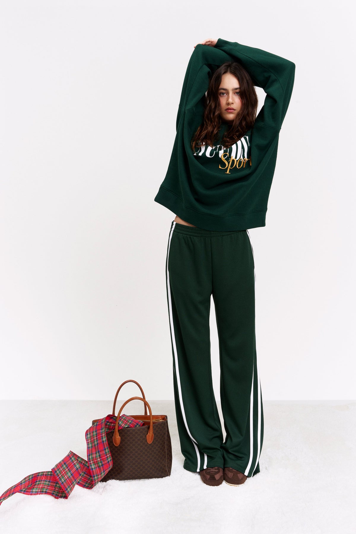 Double-Stripe Athleisure Pants