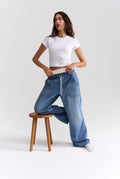 Premium Soft Denim Relaxed Pants