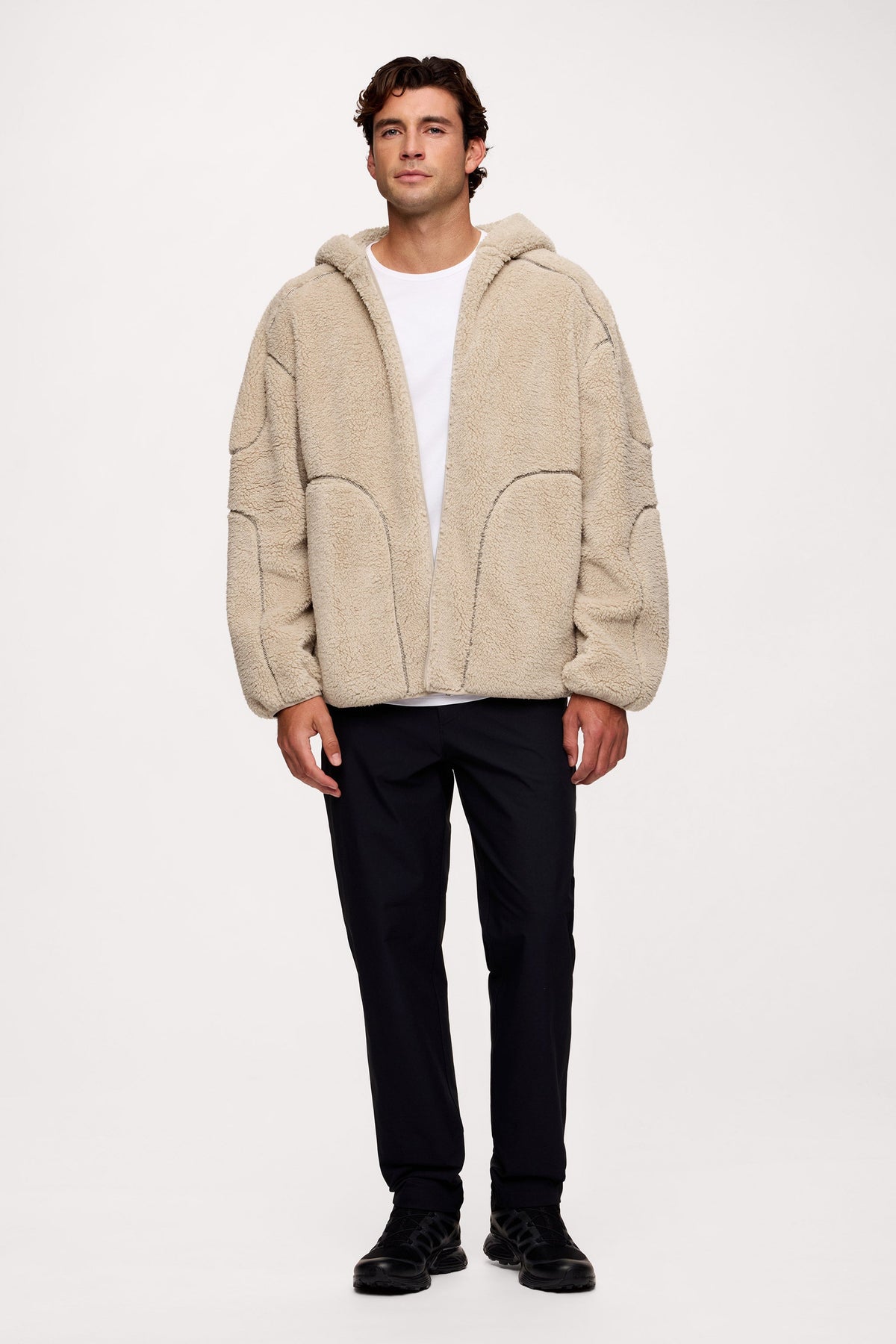 Shared Plush Hoodie Blanket Zip