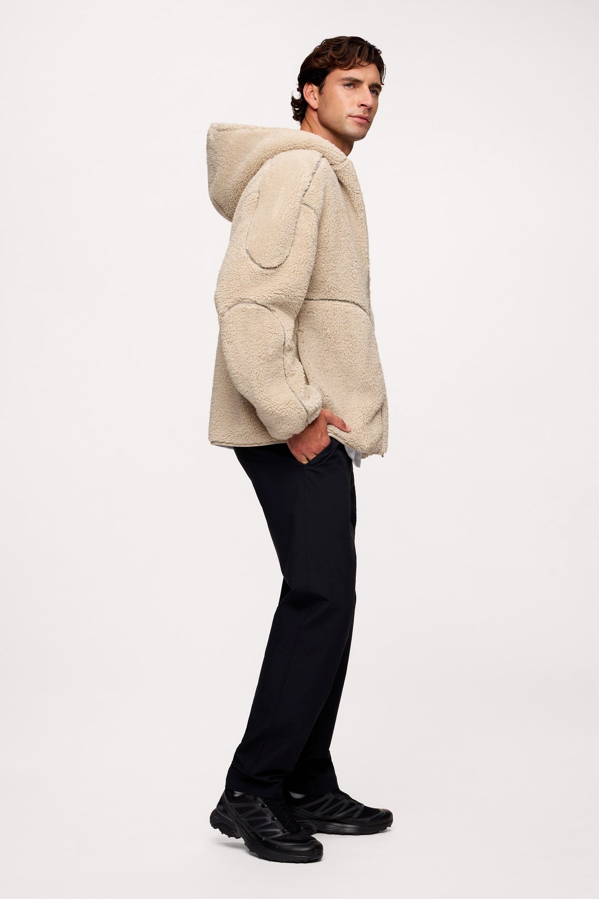 Shared Plush Hoodie Blanket Zip