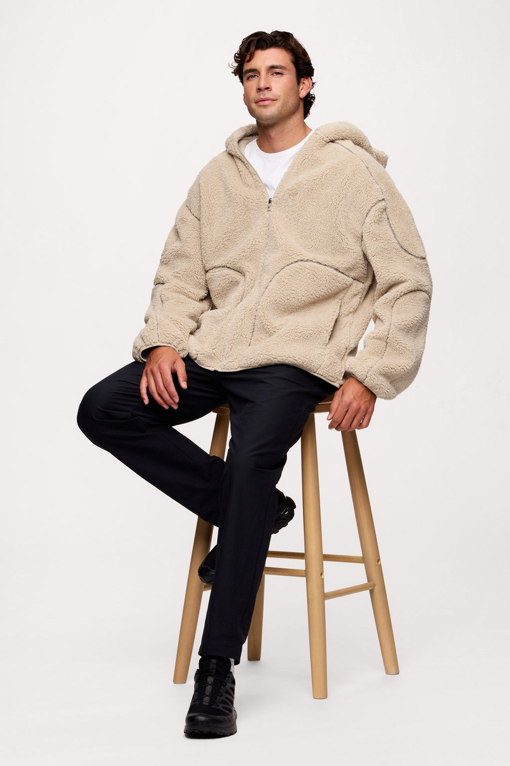 Shared Plush Hoodie Blanket Zip