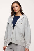 Two-Way Zipper Adjustable Hoodie