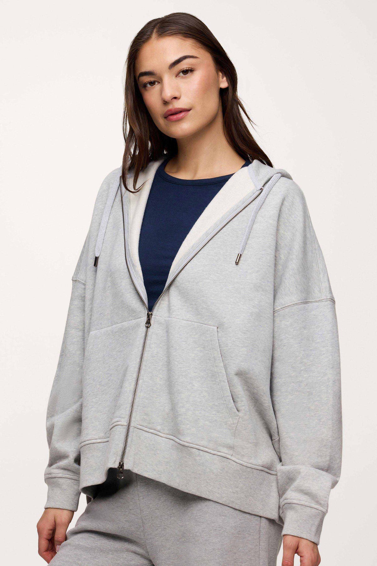 Two-Way Zipper Adjustable Hoodie