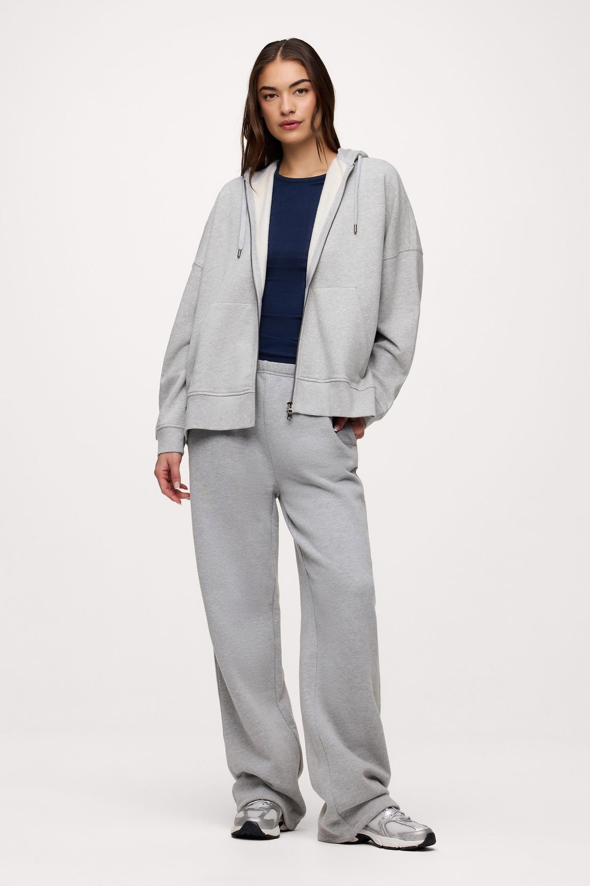 Two-Way Zipper Adjustable Hoodie