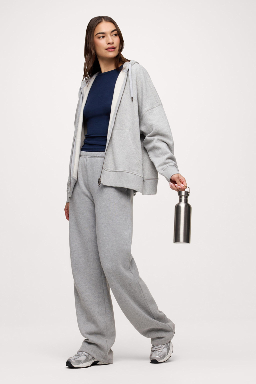 Two-Way Zipper Adjustable Hoodie
