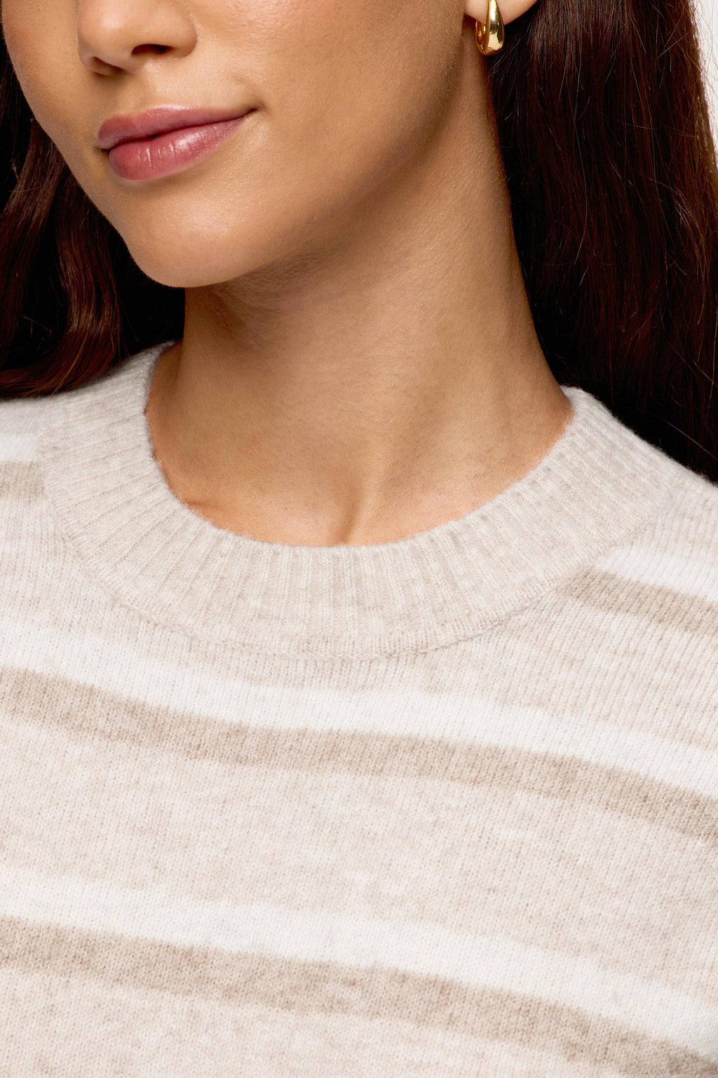 Classic Striped Crewneck Sweater