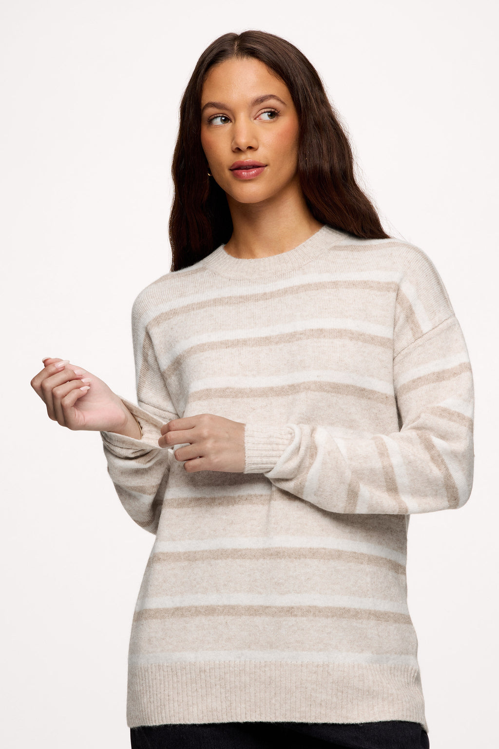 Classic Striped Crewneck Sweater