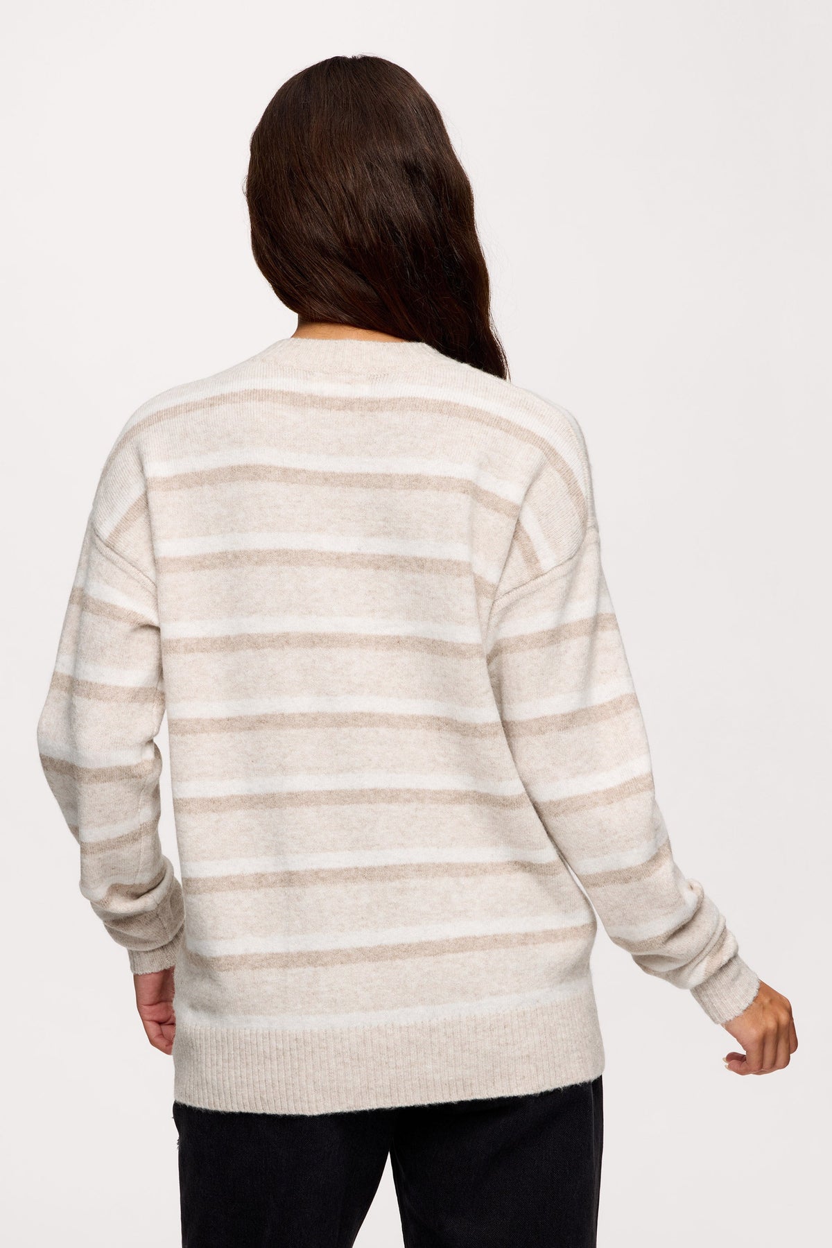 Classic Striped Crewneck Sweater