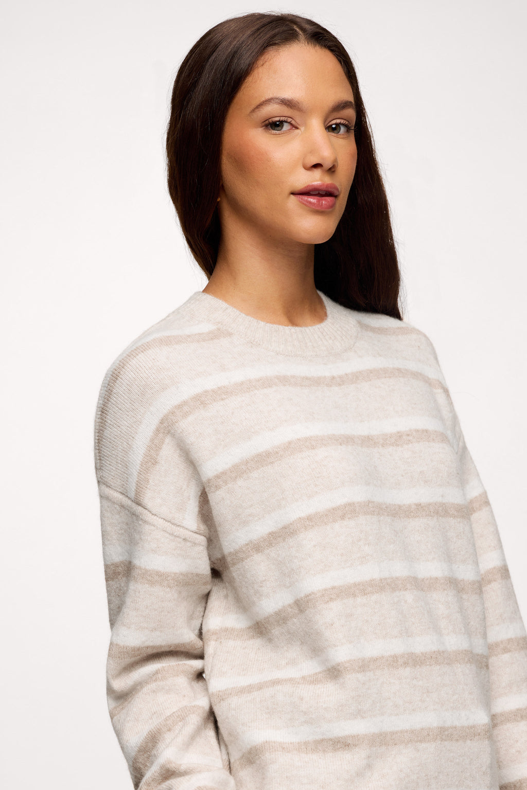 Classic Striped Crewneck Sweater