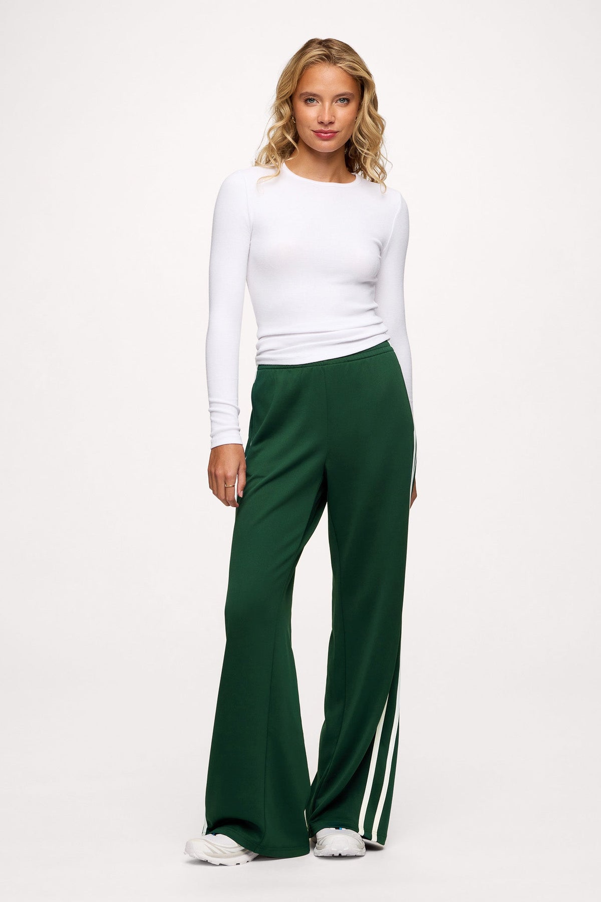 Double-Stripe Athleisure Pants