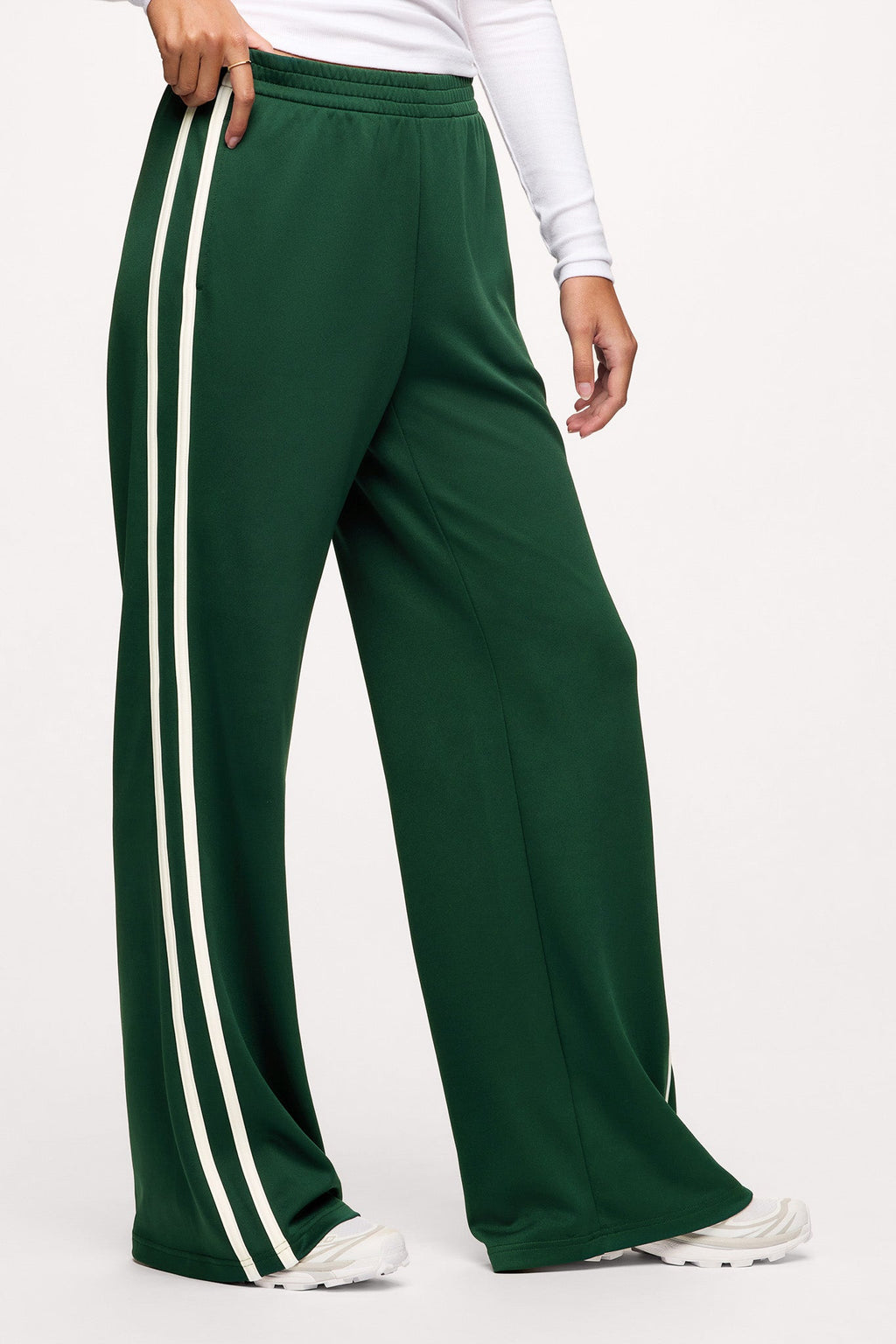 Double-Stripe Athleisure Pants