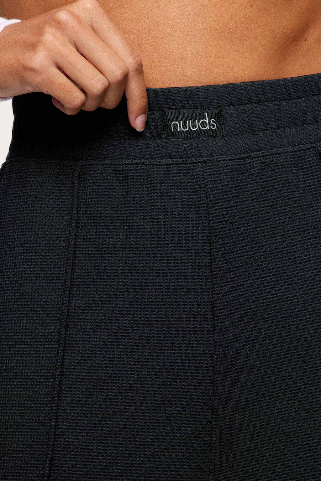 Waffle Wide Leg Street Pants